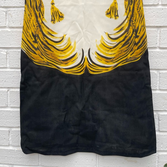 Moon&elegance hard mesh design sleeveless knee length dress - Picture 4 of 4